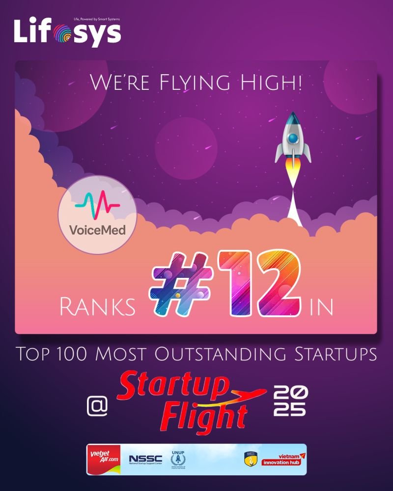 VoiceMed Soars High: Ranked #12 at Startup Flight 2025
